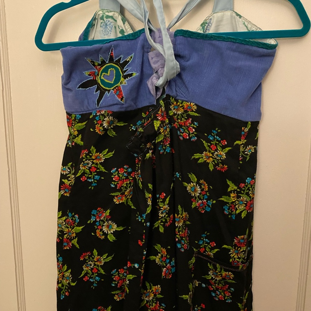 Hippie tie back dress